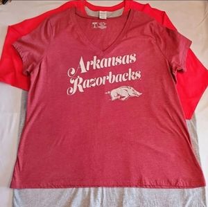Arkansas Razorback shirt XXL